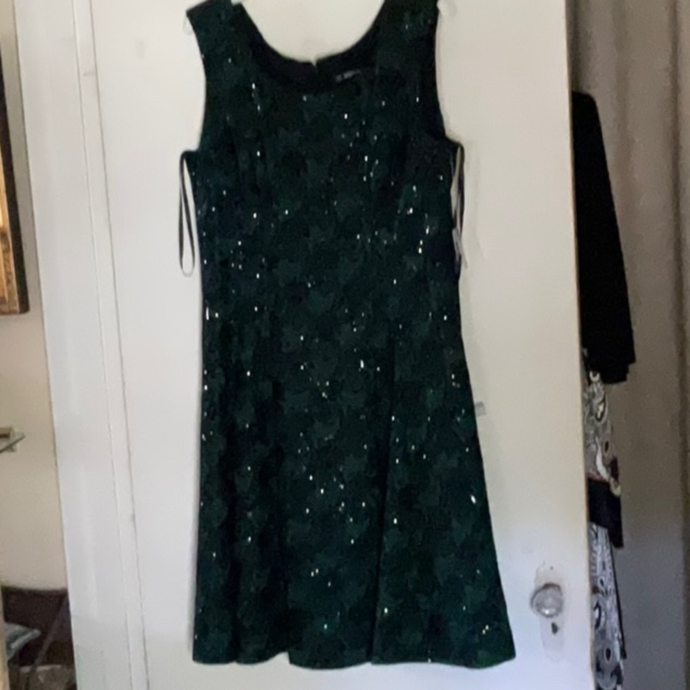 INTERNATIONAL CONCEPTS SZ 18 Emerald Green Cocktail Dress